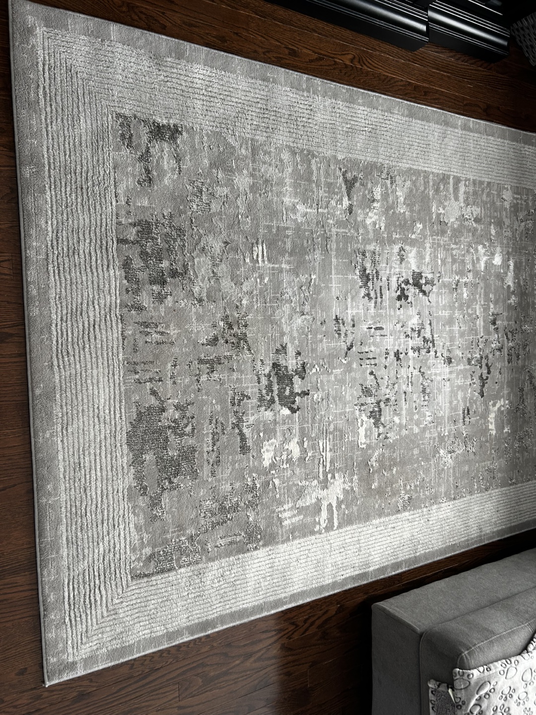 Grey Area Rug - 6' x 9' - photo 2