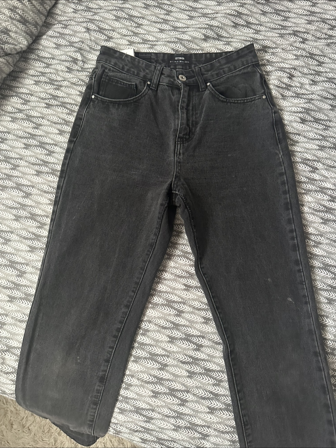 Women's black Straight Leg Jeans