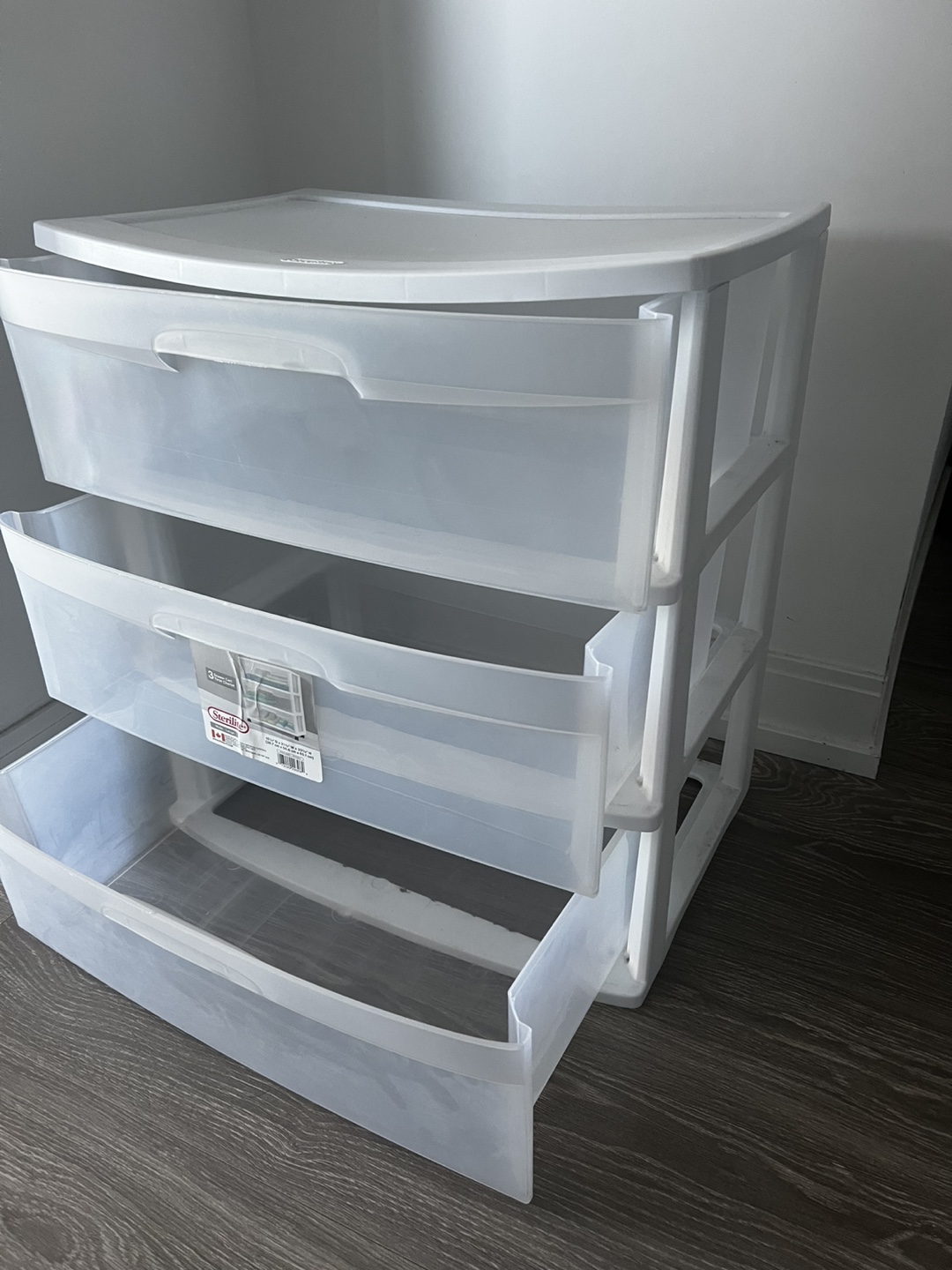 Sterilite 3-Drawer Storage Cart - photo 2