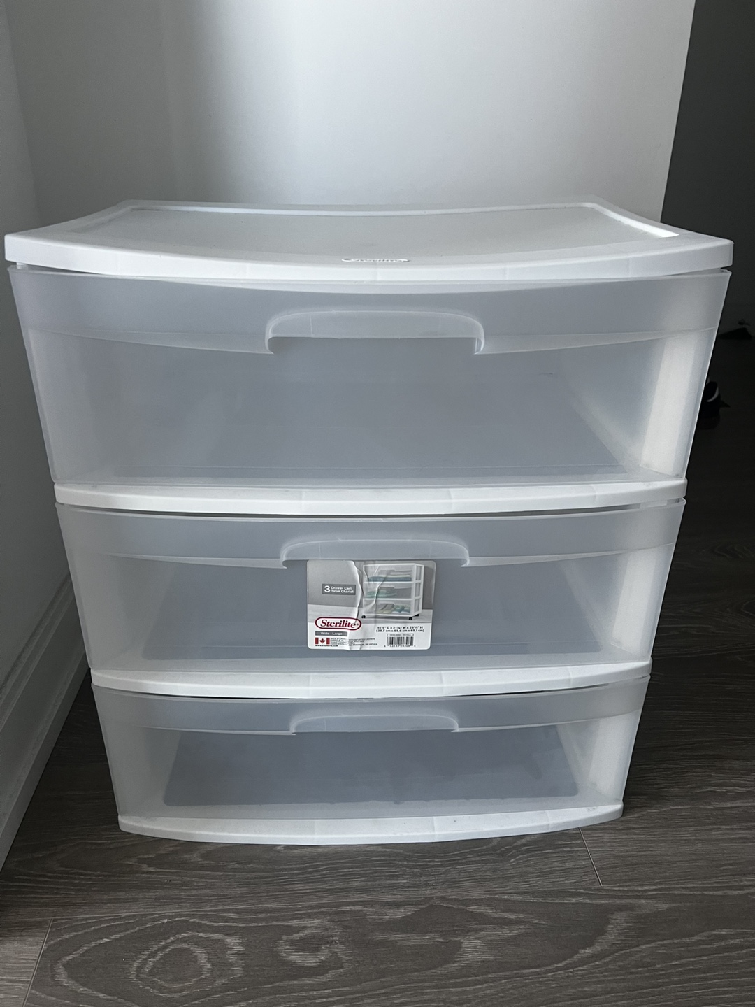 Sterilite 3-Drawer Storage Cart - photo 3