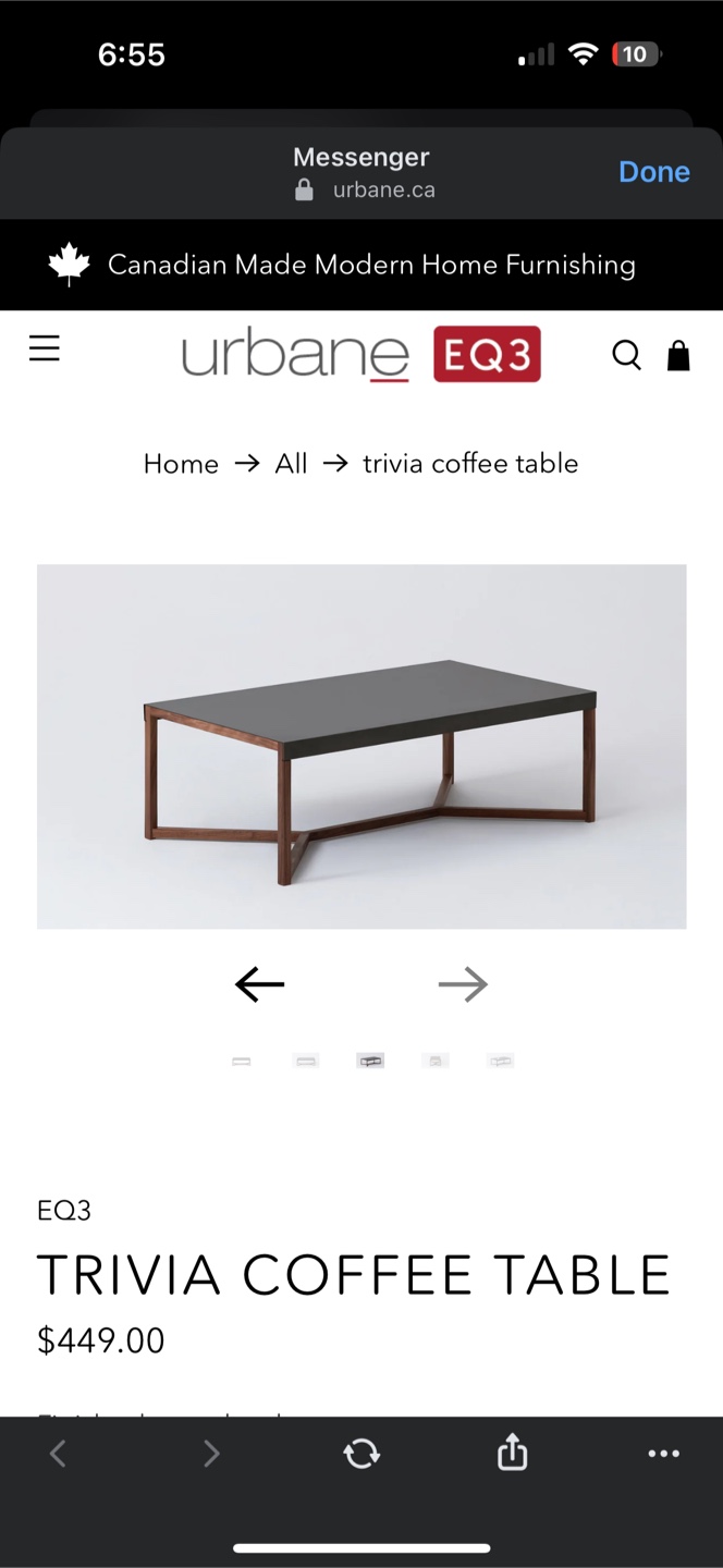 EQ3 Trivia Coffee Table - photo 5