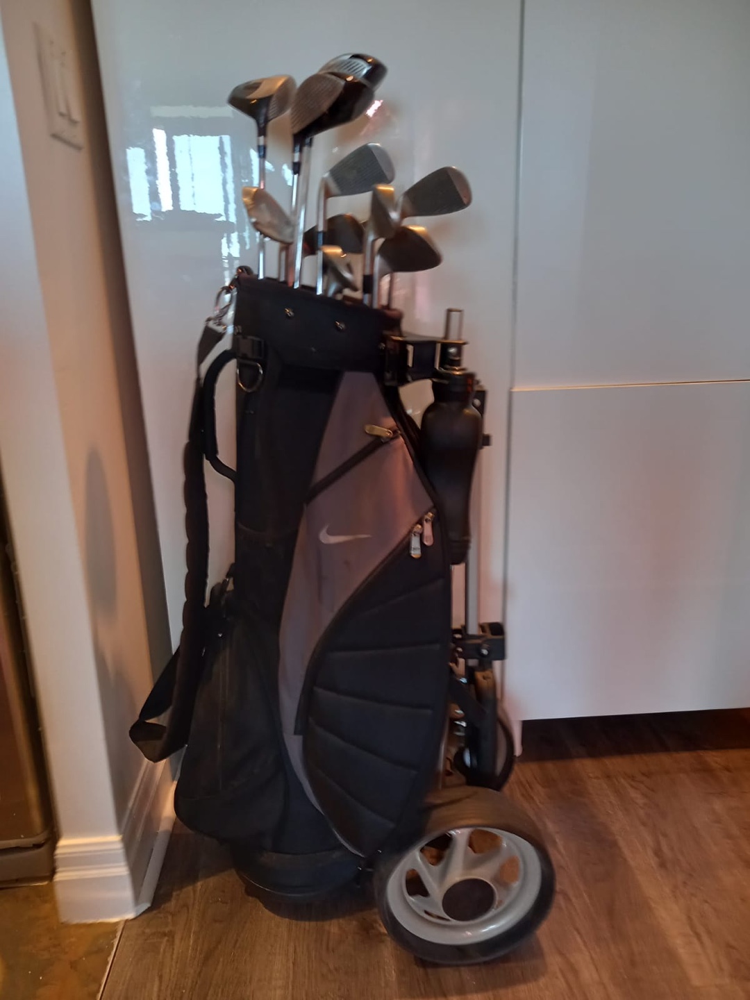Golf Club Set with Cart