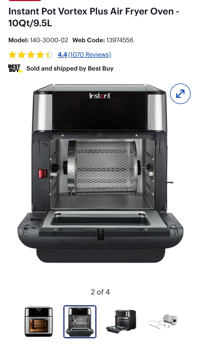 Instant Pot Vortex Plus 7in 1 Air Fryer Oven - photo 2