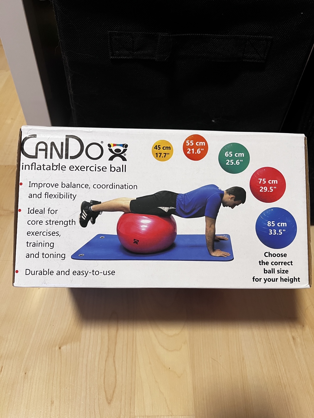 Cando Inflatable Exercise Ball 💚 - photo 2