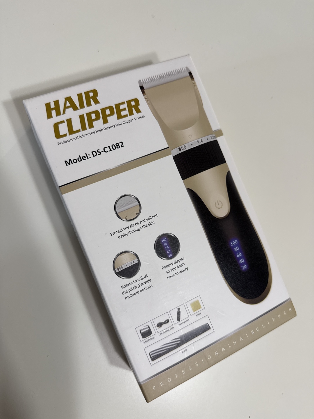 Cordless Hair Clipper with Multiple Guide Combs - photo 3