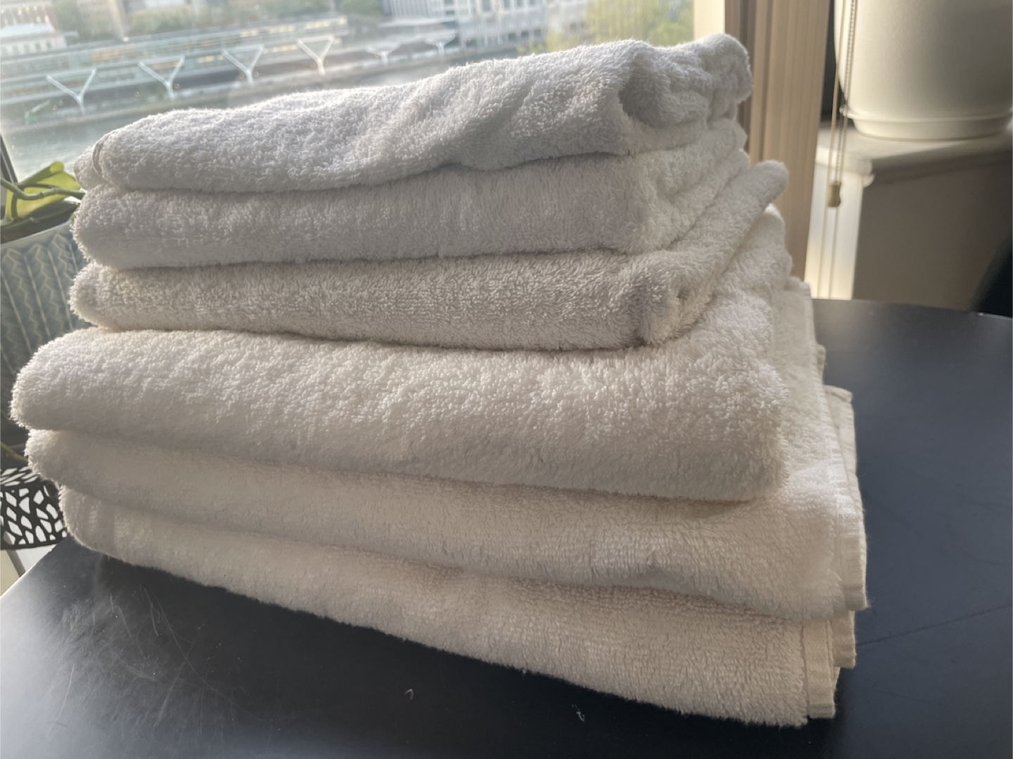 White Bath Towels