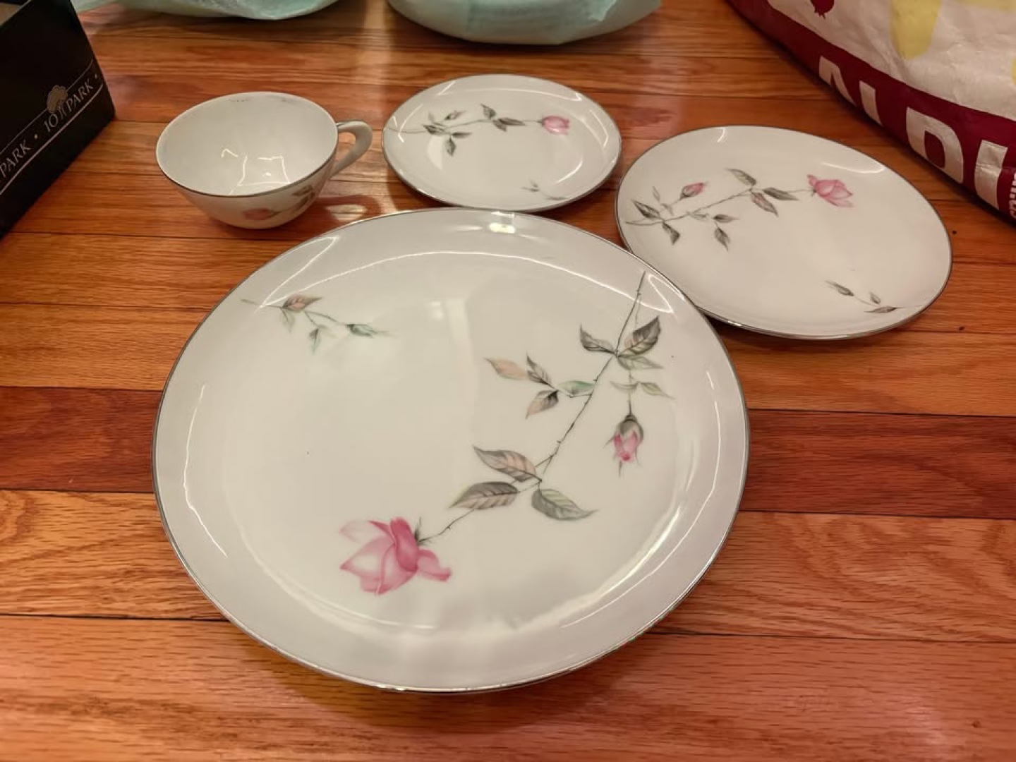 China Plates - Floral Set