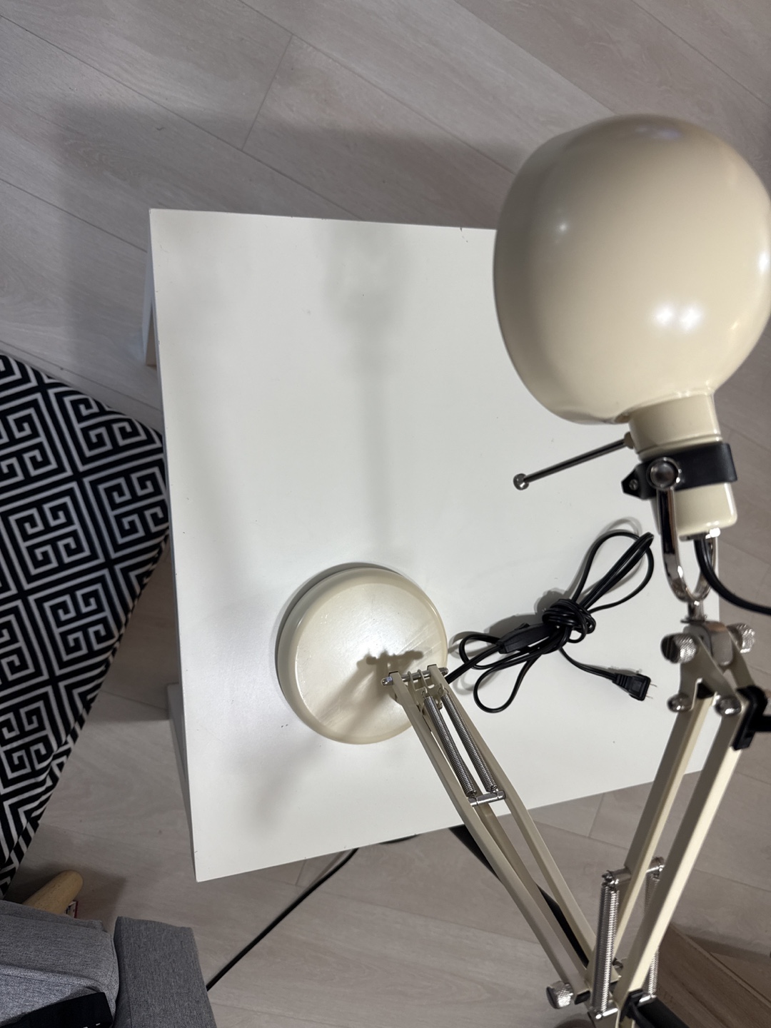 Adjustable Desk Lamp - Cream