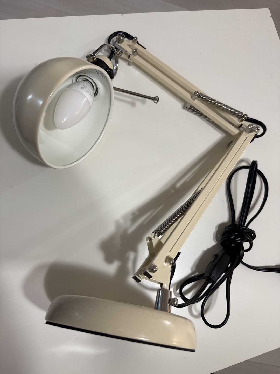 Adjustable Desk Lamp - Cream - photo 3