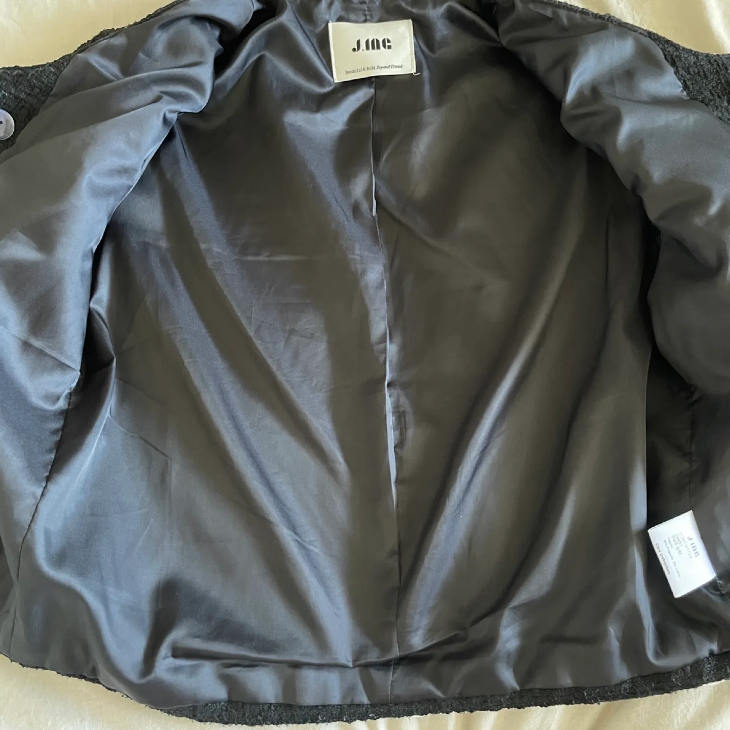 J.ING Black Tweed Jacket image indicator(7)