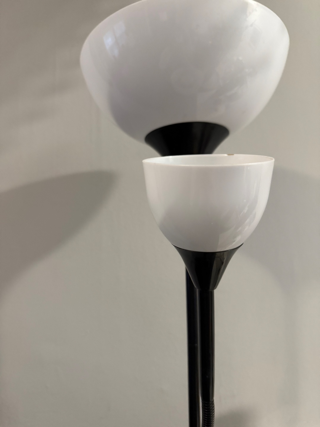 Two-light Floor Lamp - Black and White - photo 2
