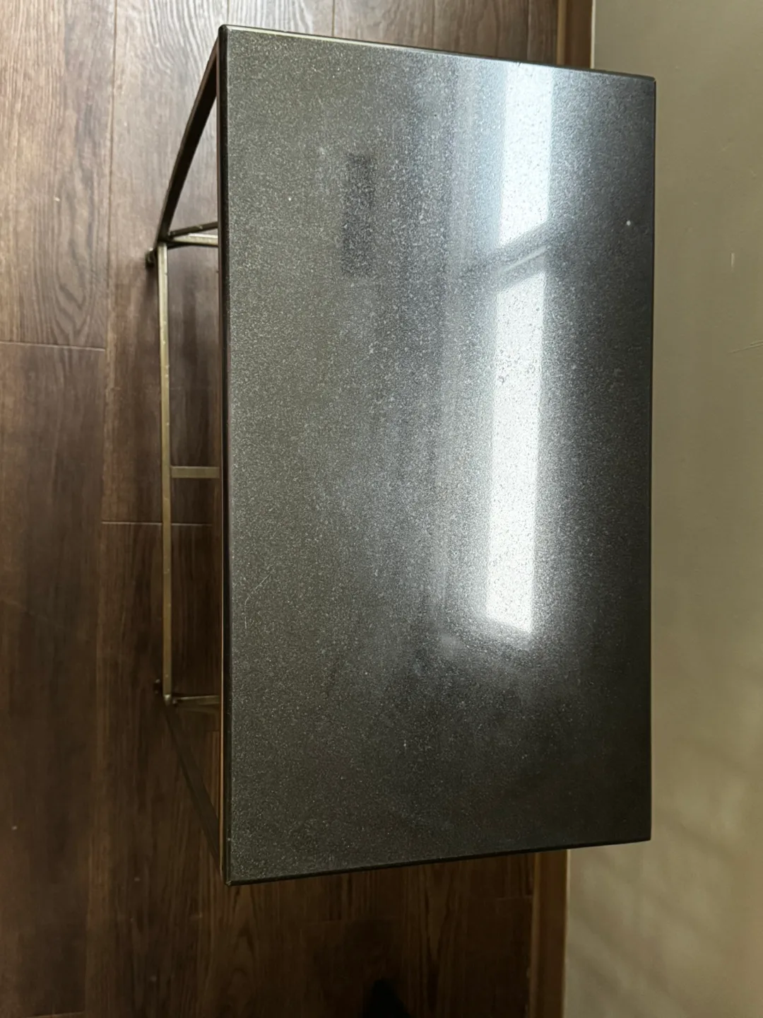 Metal Wine Rack with Granite Top thumbnail
