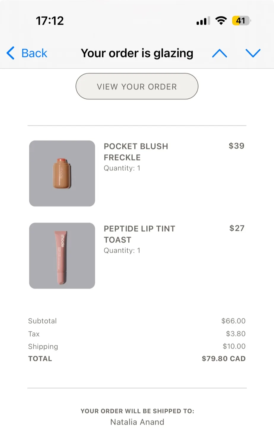 Rhode Peptide Lip Tint in Toast image indicator(3)