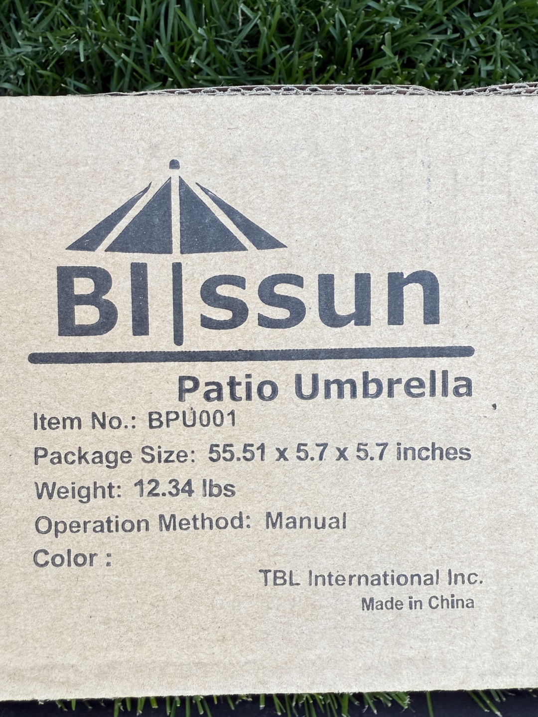 Blissun Patio Umbrella - lightly used - photo 3