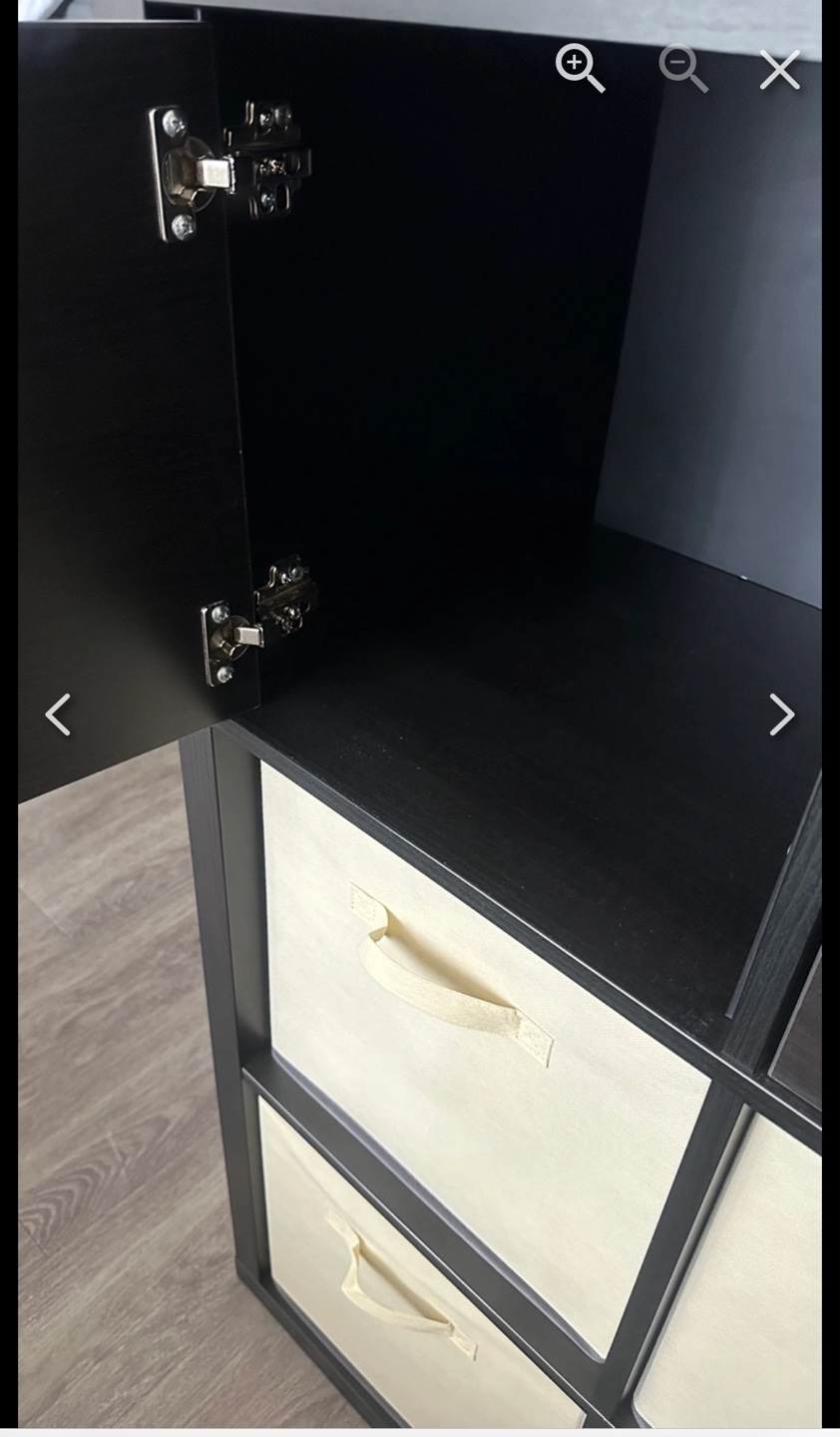 IKEA KALLAX Shelving Unit - Black-Brown - photo 4