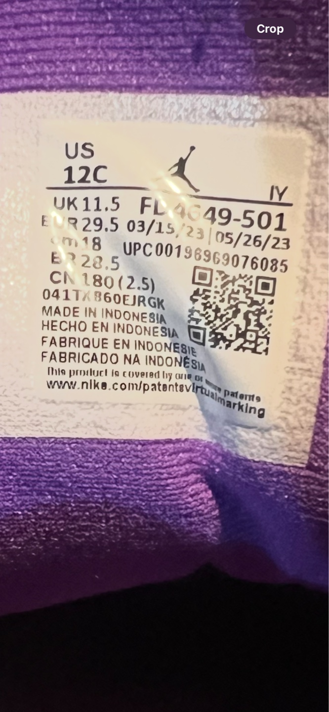 Air Jordan 13 Retro GS Court Purple - photo 4