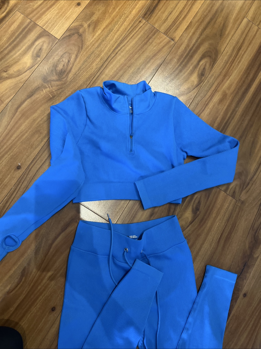 Miss Rebel Blue Seamless Yoga Set - photo 5