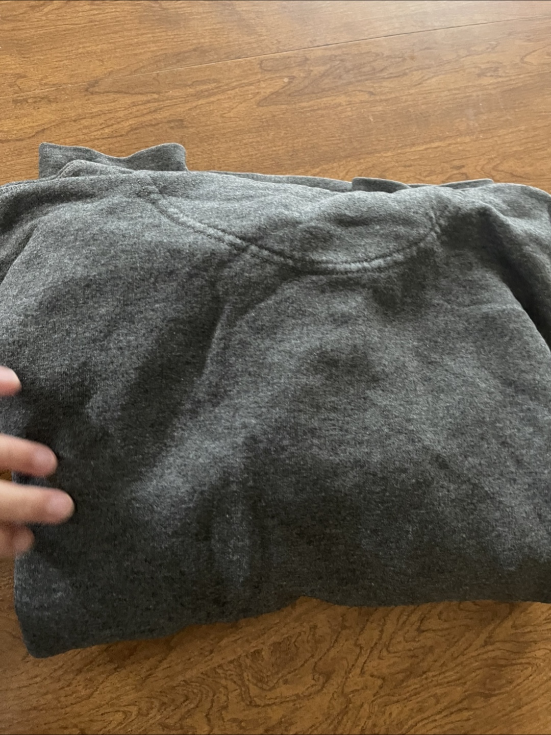 💚 Grey hooded sweatshirt - photo 5