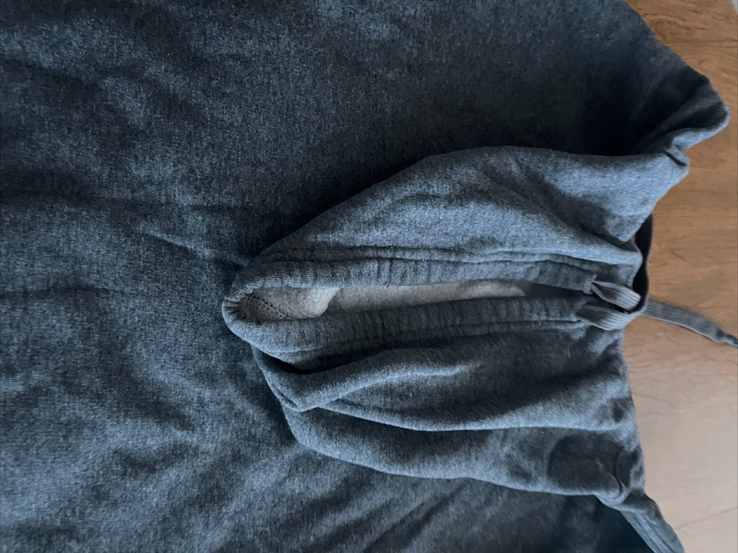 💚 Grey hooded sweatshirt - photo 4