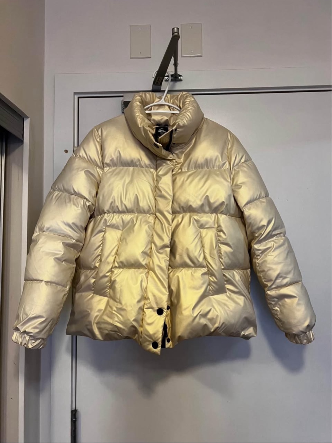 Champagne  puffer jacket