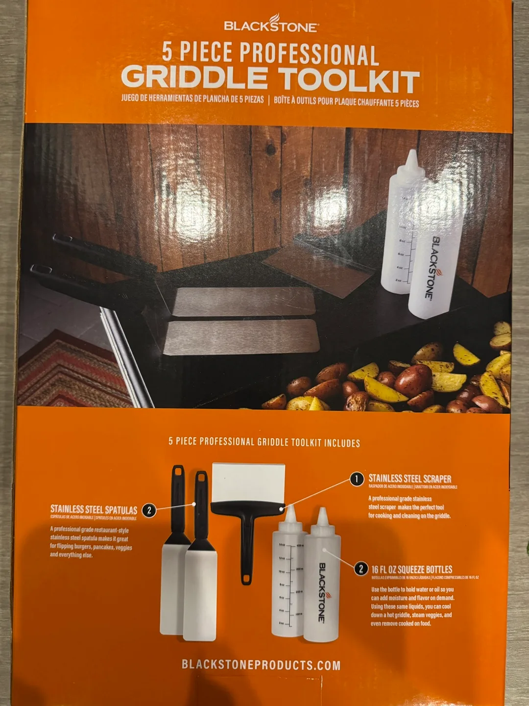 Blackstone 5-Piece Professional Barbecue Toolkit - New in Box image indicator(2)