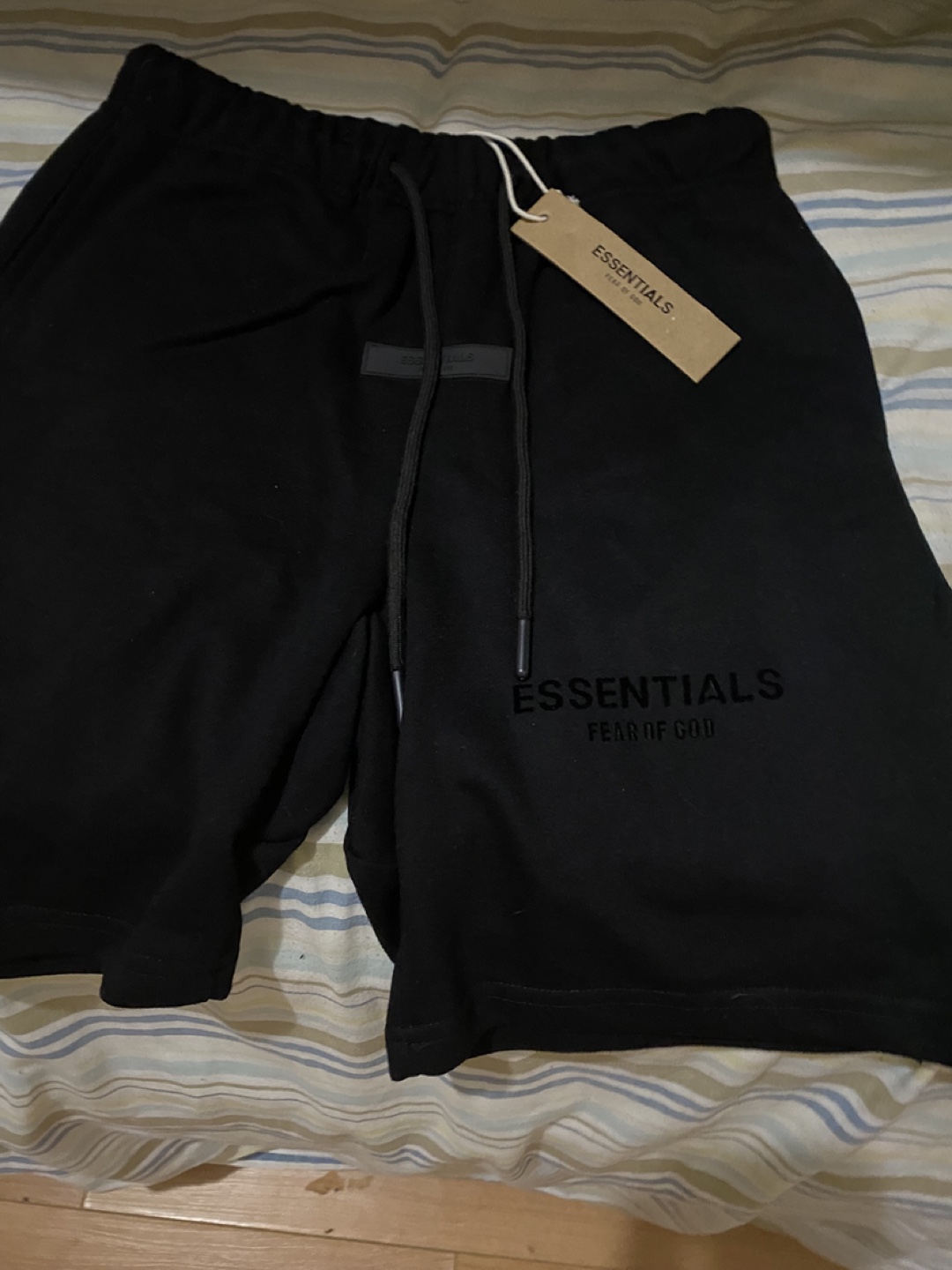 Fear of God Essentials Black Shorts - photo 3