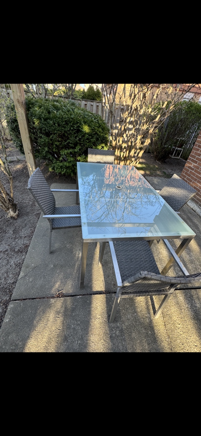 Outdoor Patio Dining Set with Umbrella