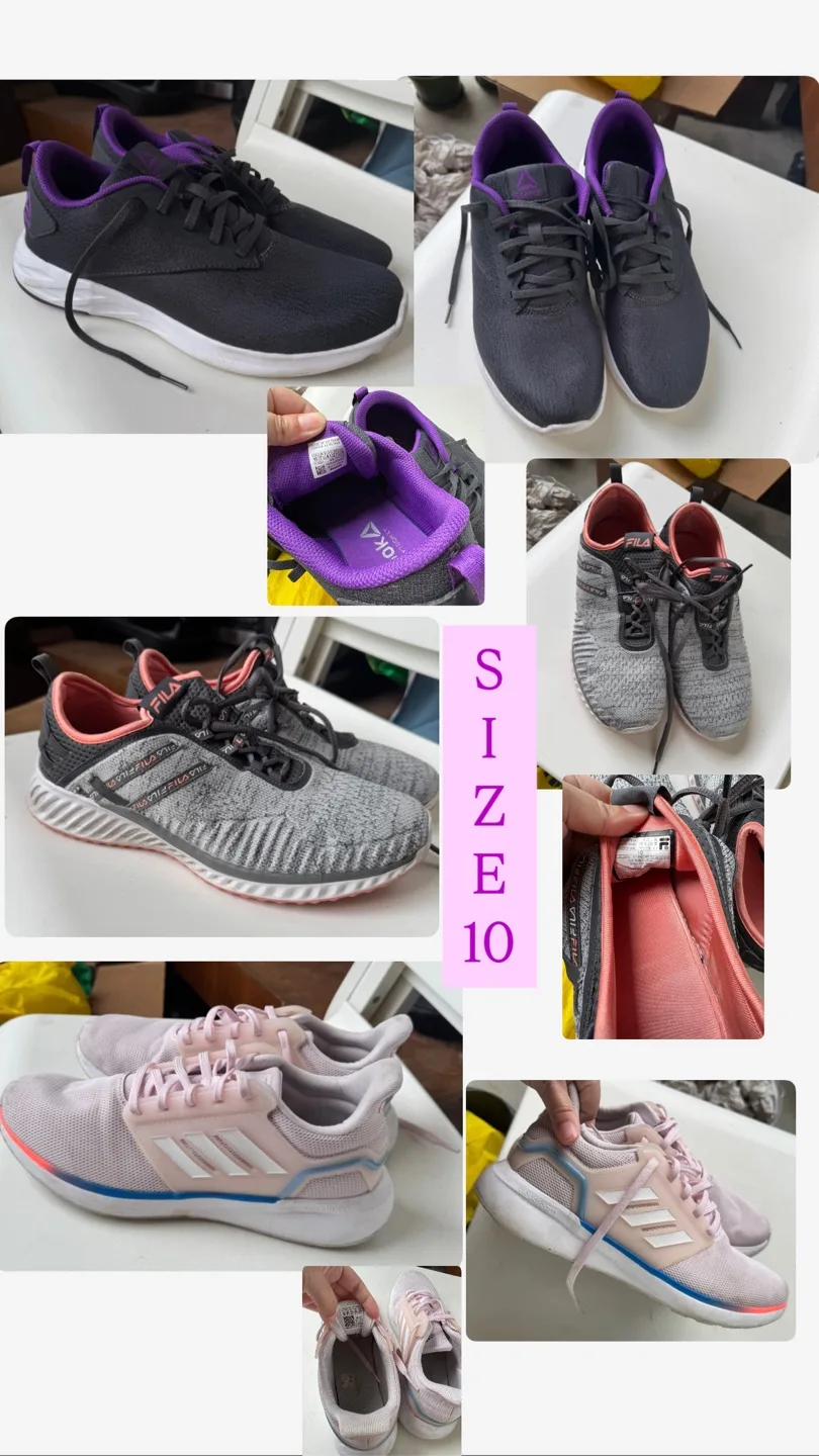 Both $20 Size 10 Reebok, Adidas, Fila thumbnail