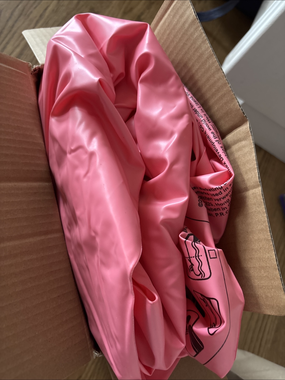 Inflatable Pink Flamingo Ride-On - photo 3
