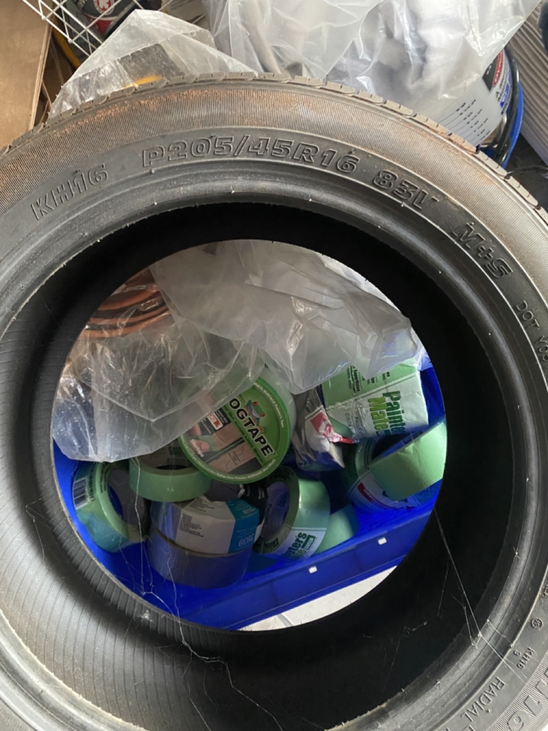 Used Hyundai 4 Rim and Tire Set - P205/45R16 - photo 2
