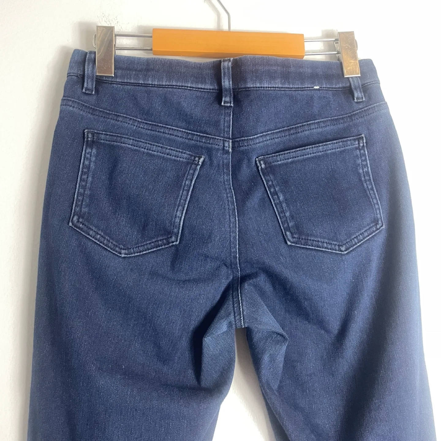 Uniqlo Blue Ultra Stretch Denim Skinny Jeggings Size 4 image indicator(7)