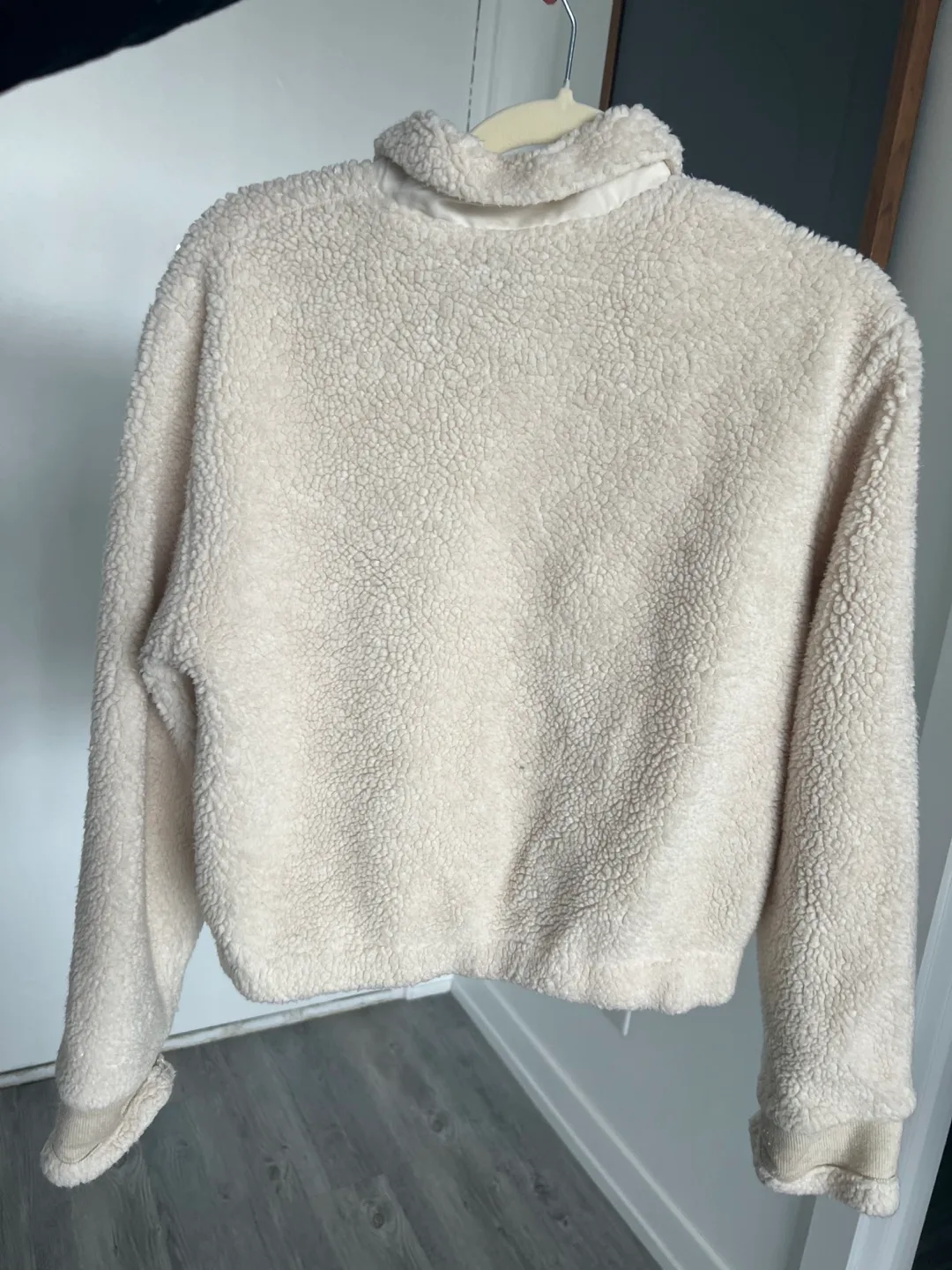 Cream Teddy Bear Fleece Jacket image indicator(4)