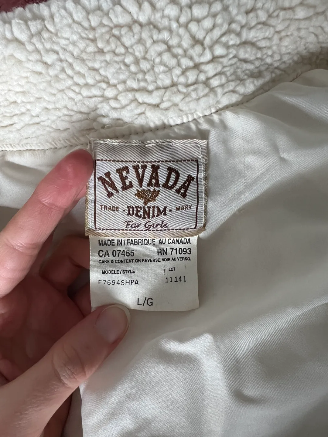 Cream Teddy Bear Fleece Jacket image indicator(2)