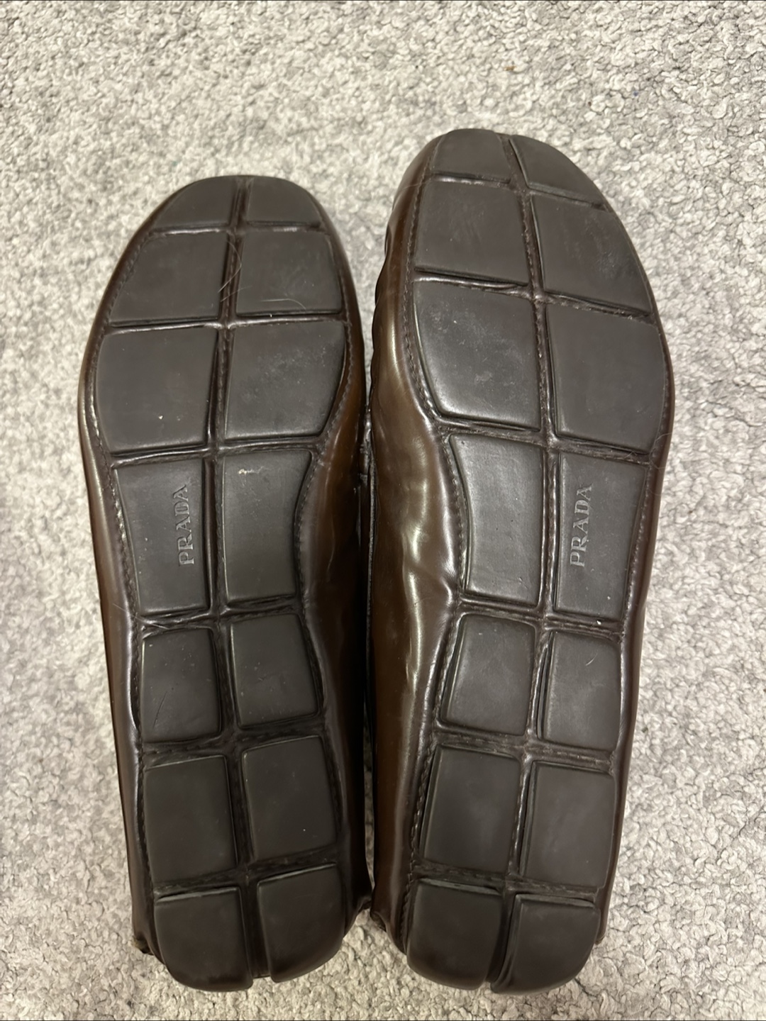 Prada Men's Brown Leather Loafers - photo 4