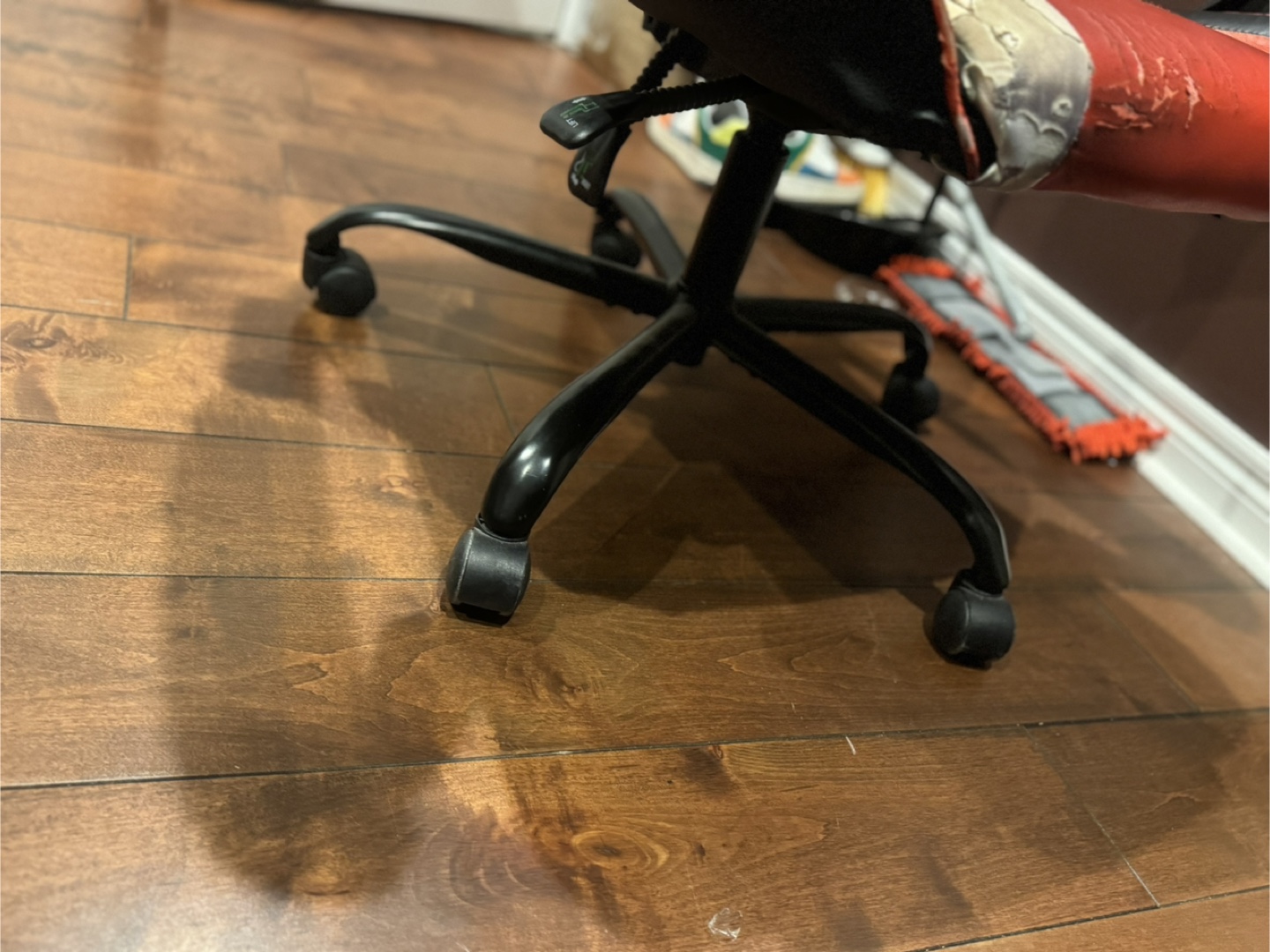 Gaming Chair - Red and Black with Lumbar and Head Support. - photo 4