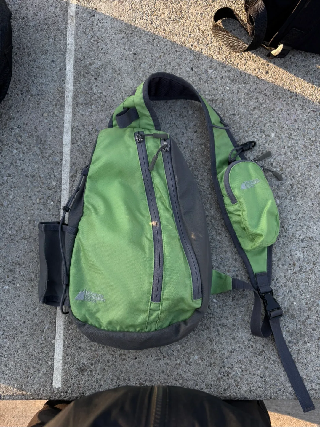 Vintage MEC Mountain Equipment Coop crossbody sling bag tnf thumbnail