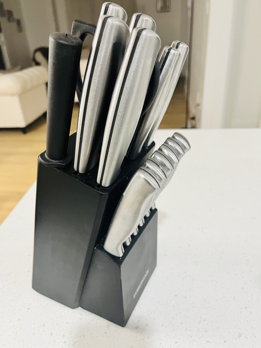 Farberware 14-Piece Knife Set with Block - photo 4