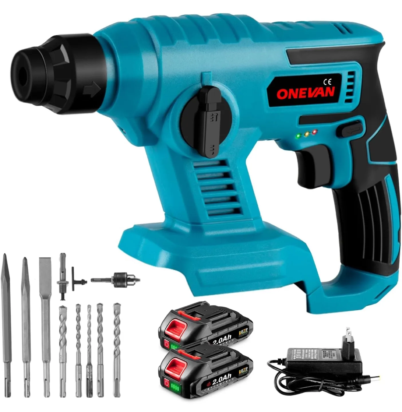 ONEVAN 20V Cordless Rotary Hammer Drill thumbnail