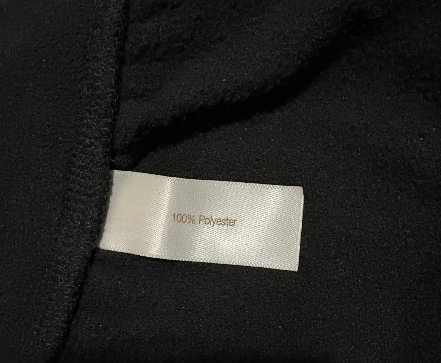 Women's Black Fleece Pants - Size M image indicator(3)