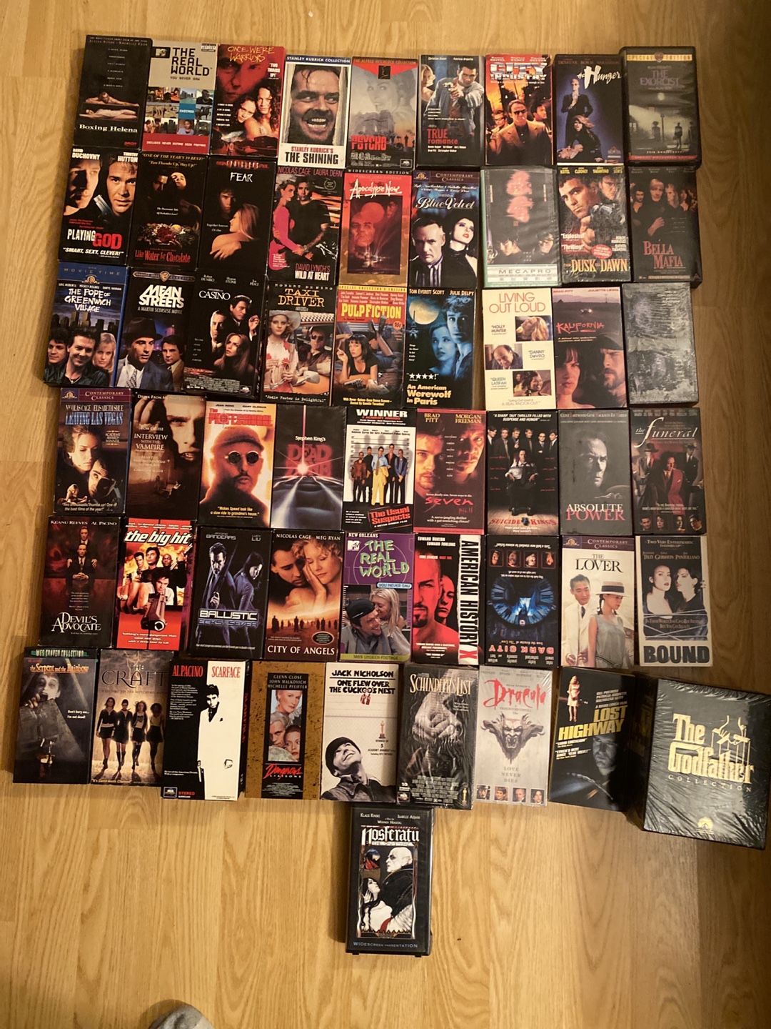 Large Collection of VHS Movies