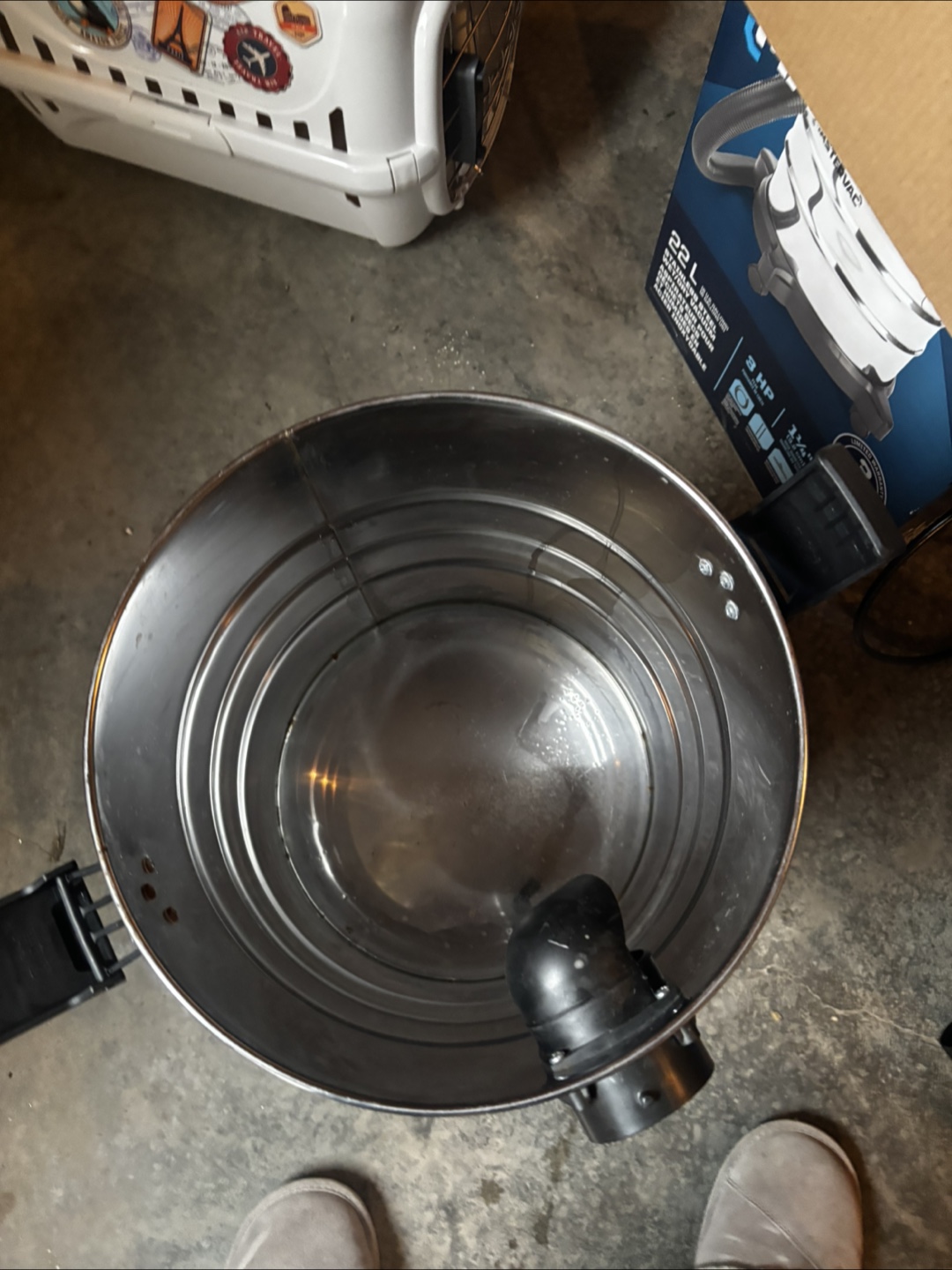 MasterVac 22L 3 HP Stainless Steel Wet/Dry Vacuum - photo 3