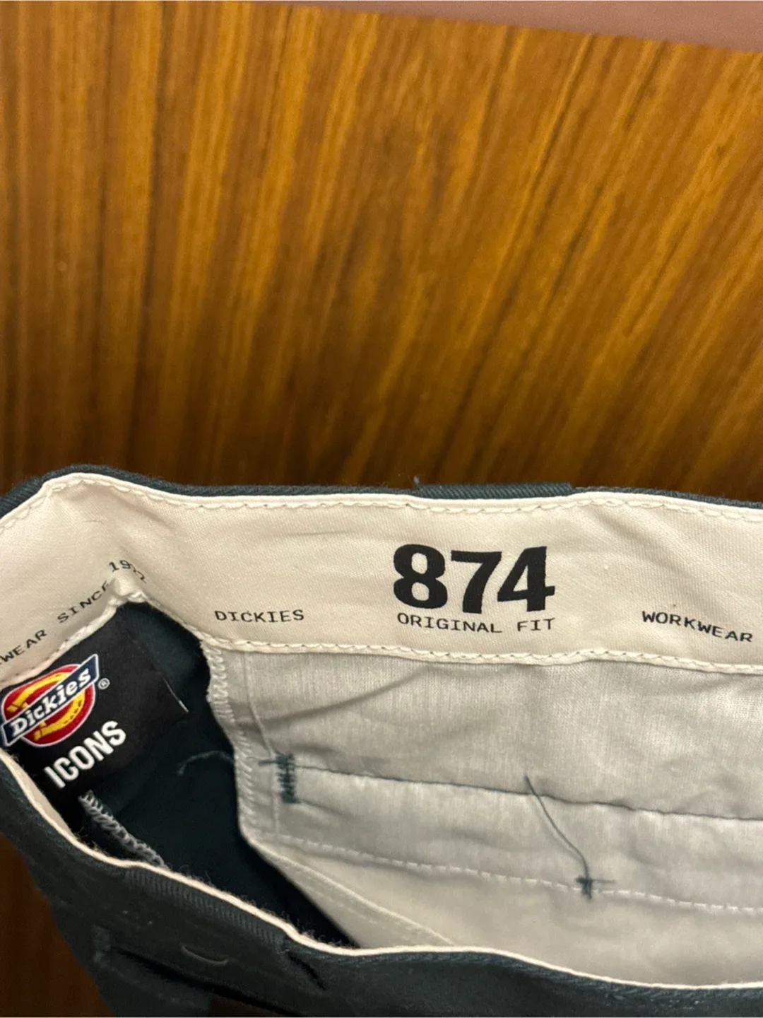 New Dickies 874 Original Fit Work Pant - Size 34x32 -with tags image indicator(2)