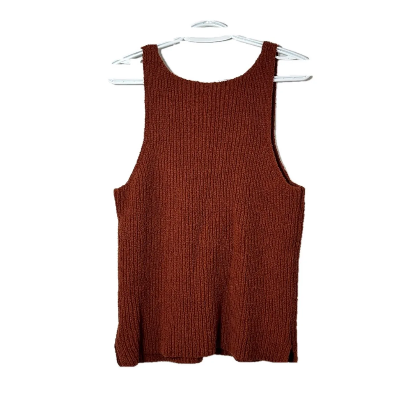 Burnt Orange Knit Tank Top image indicator(2)