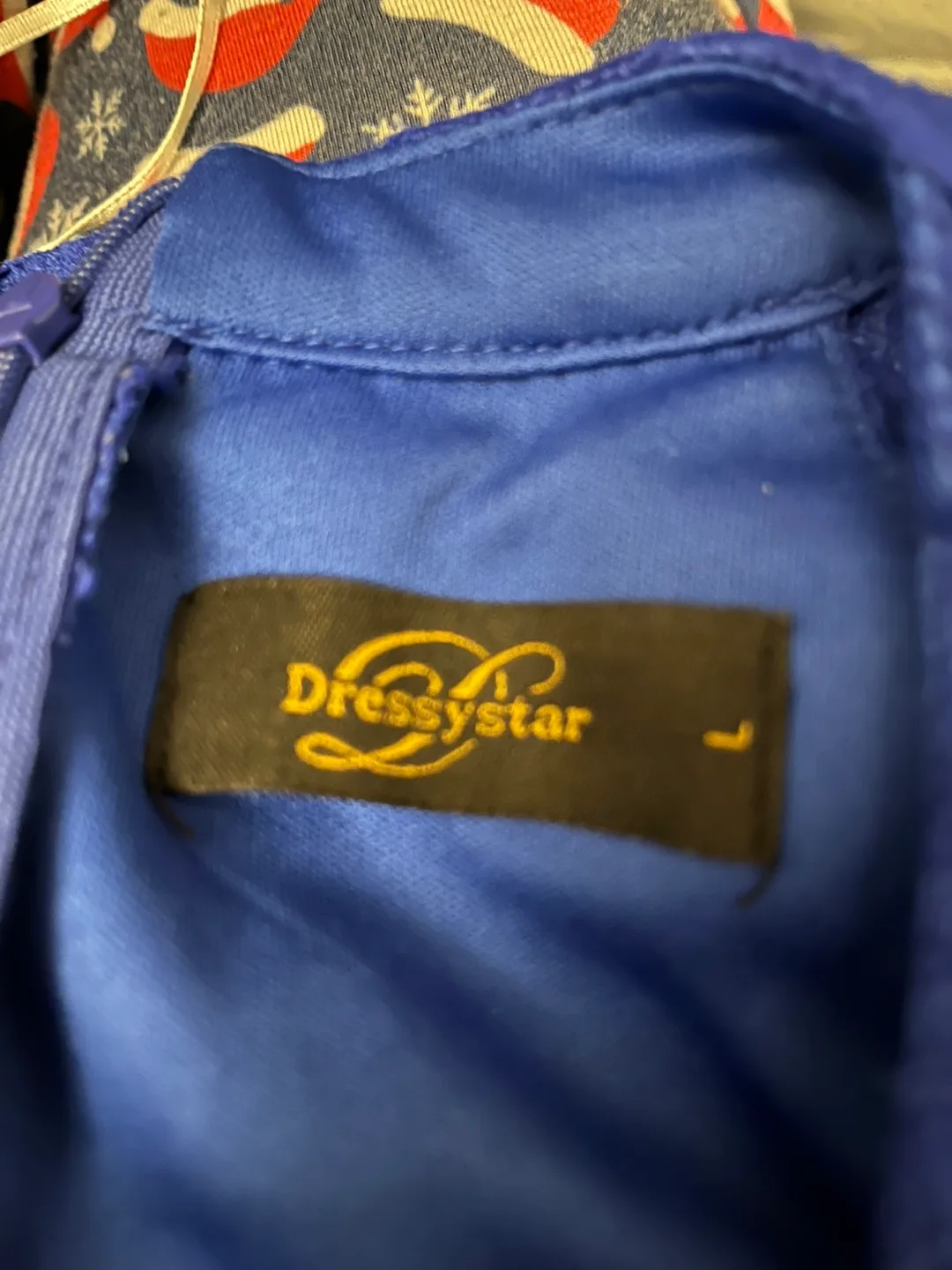 Navy Blue Lace High-Low Halter Dress image indicator(6)