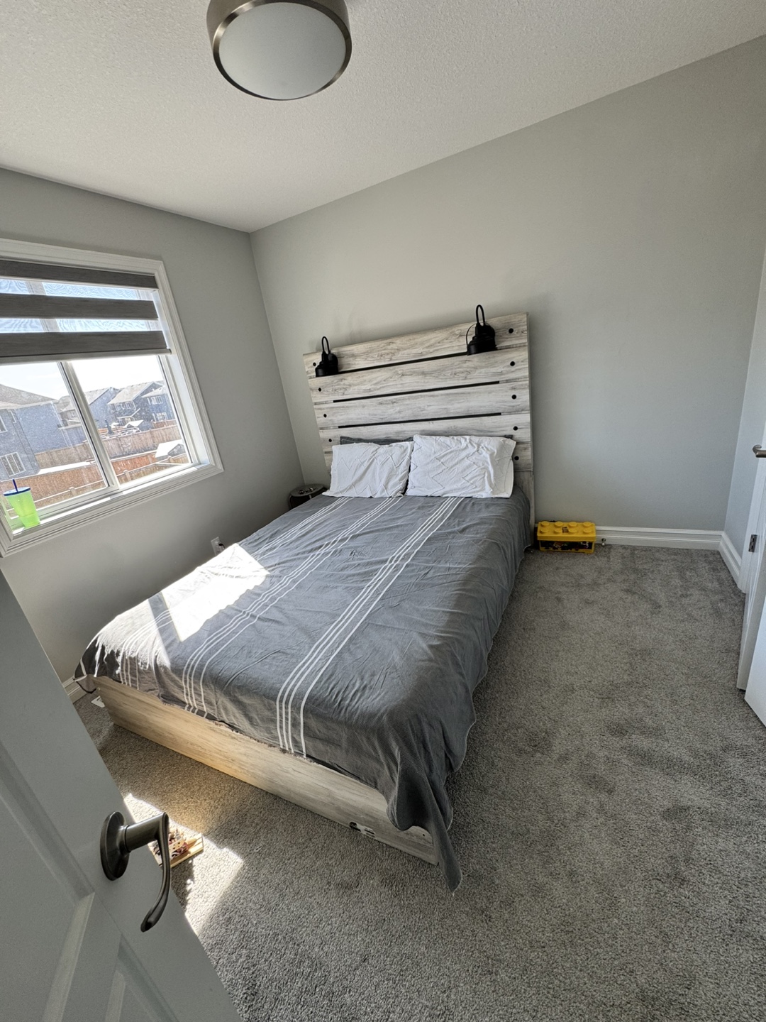 Queen Size Bed Frame with Headboard