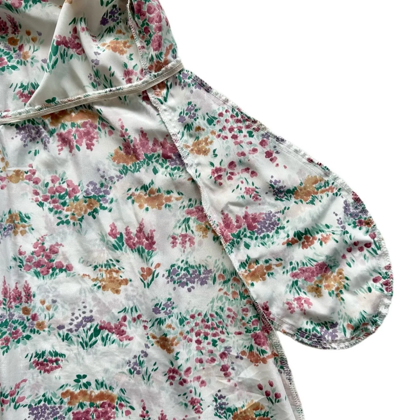 Vintage Maison Carroll Petites floral midi shirt dress 16 Petite image indicator(6)