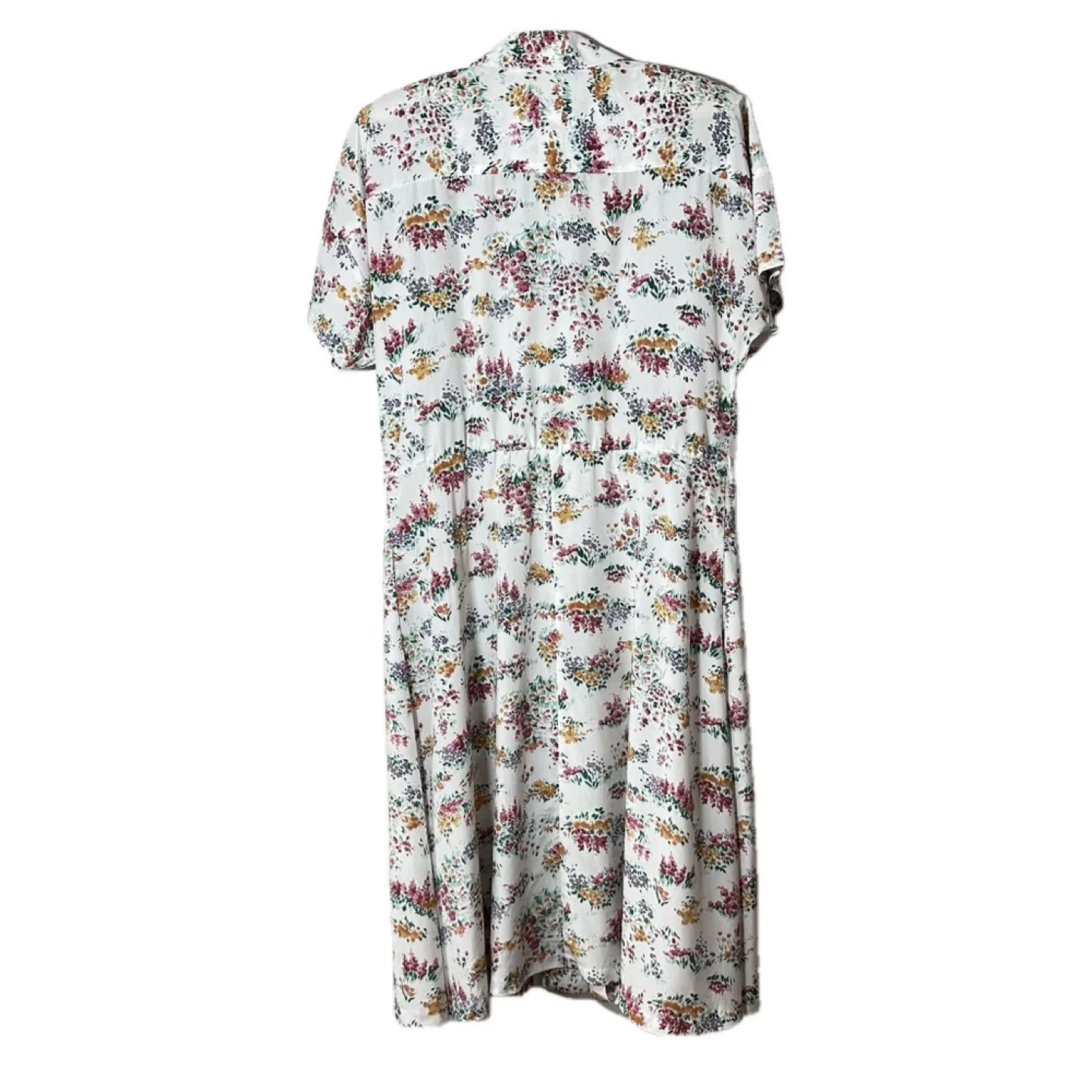 Vintage Maison Carroll Petites floral midi shirt dress 16 Petite image indicator(3)