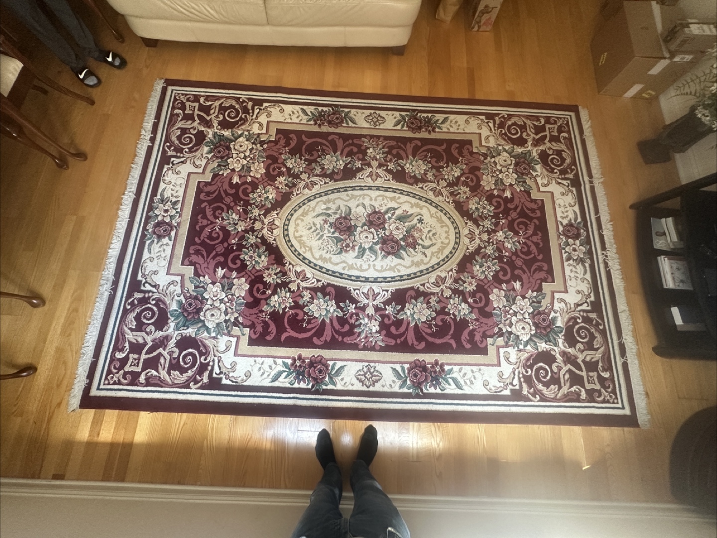 Large Floral Area Rug - photo 3