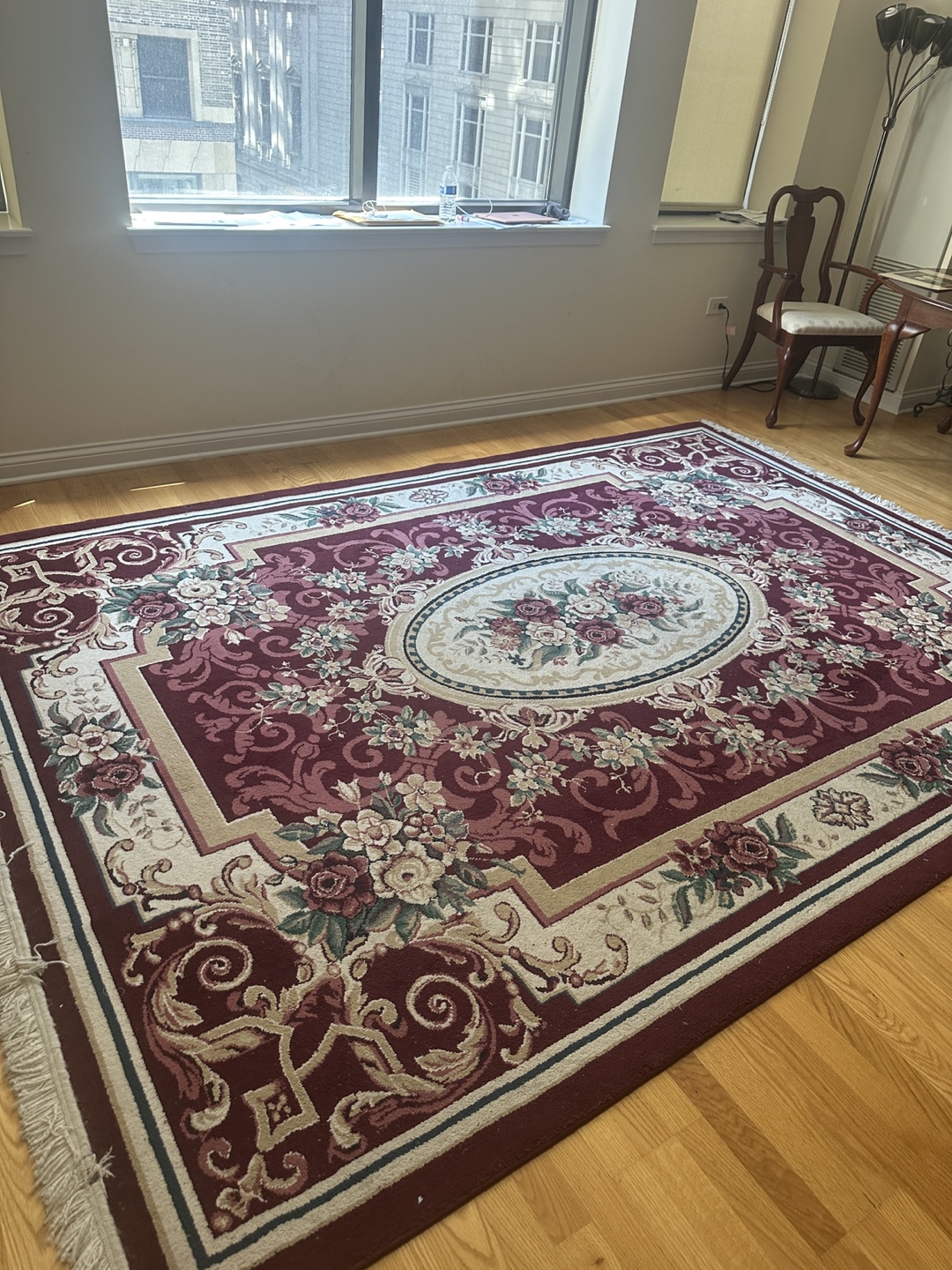 Large Floral Area Rug