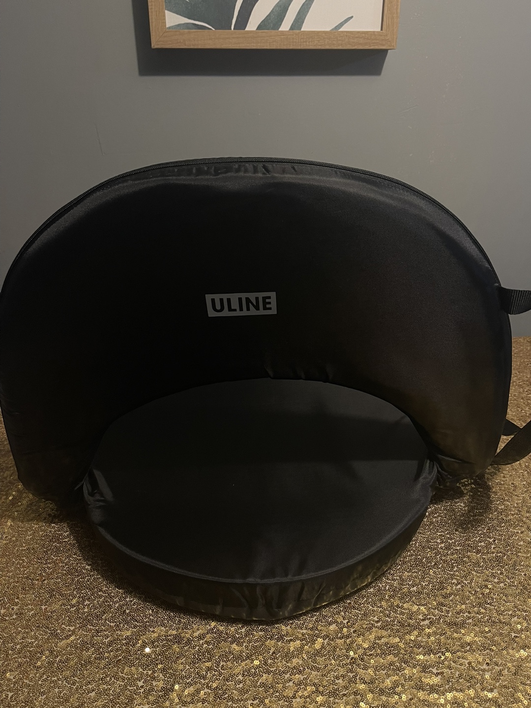 Uline Black Folding Padded Seat - photo 2